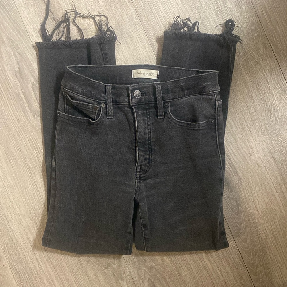 Madewell Cali Demi Boot Black Jean